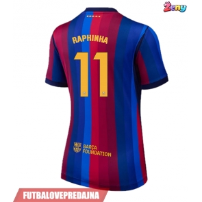 Lacne Ženy Futbalové dres Barcelona Raphinha Belloli #11 2026-27 Krátky Rukáv - Domáci